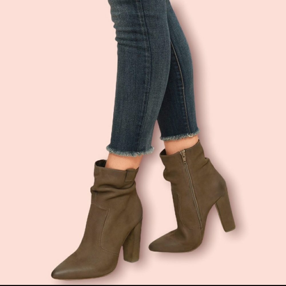 Steve Madden Taupe Booties